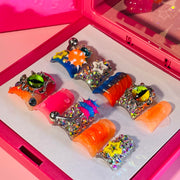 IntoVibes front packaging showing short duck nails and glossy finish, perfect for quick manicures