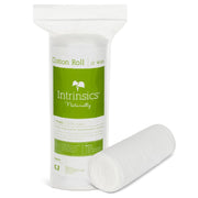 Intrinsics front packaging of 12-inch cotton roll showing professional-grade benefit