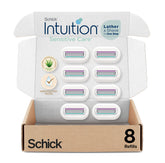 INTUITION front packaging of 8-count refills showing convenience