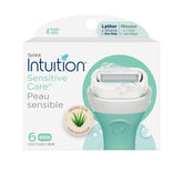 INTUITION front packaging showing six refill cartridges and benefits
