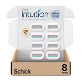 INTUITION front packaging showing eight refill cartridges and clear product benefit