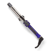 ion curling iron front view showing ergonomic grip and long swivel cord for control