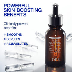 IOPE pipette dispensing serum highlighting precise application and control
