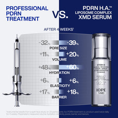 IOPE pump dispensing serum texture with smooth absorption benefit