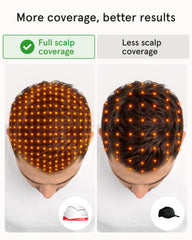 iRestore side profile worn during daily activities demonstrating hands-free convenience