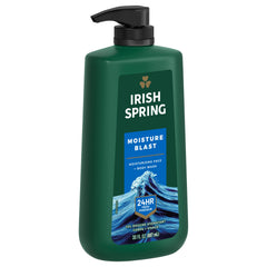 Irish Spring texture close-up foam demonstrating rich lather benefit