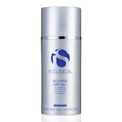 iS CLINICAL front packaging showing SPF50+ protection and matte finish benefit