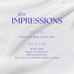 iS CLINICAL texture close-up revealing ultra-sheer, quick-absorbing formula benefit