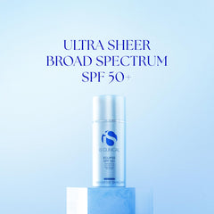 iS CLINICAL tinted swatch on skin demonstrating even tone and no white cast