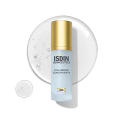 ISDIN bottle front view showing branding and compact travel convenience