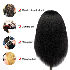ISHOTAIME close-up of hair texture highlighting realistic human-hair feel and manageability