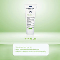 IsisPharma applying cream to cheek showing quick hydration and soothing