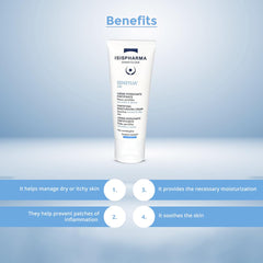 IsisPharma Sensylia creamy texture close-up highlighting smooth consistency and quick absorption benefit