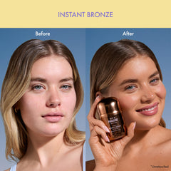 Isle of Paradise drop on skin showing instant tinted bronze
