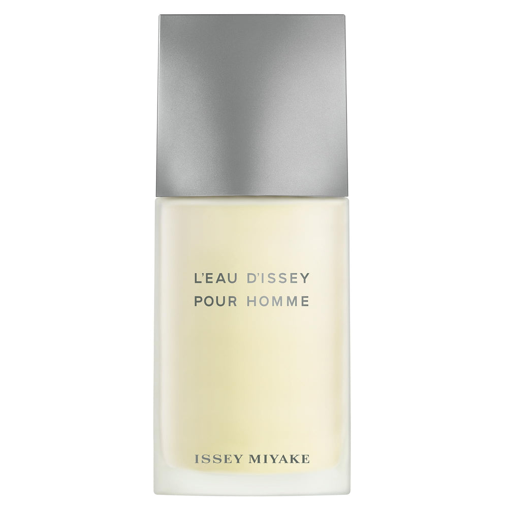 Issey Miyake front bottle view showing minimalist design and everyday versatility