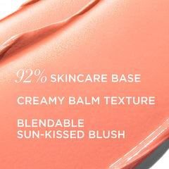 IT Cosmetics blending with brush to achieve seamless, lifted cheek look