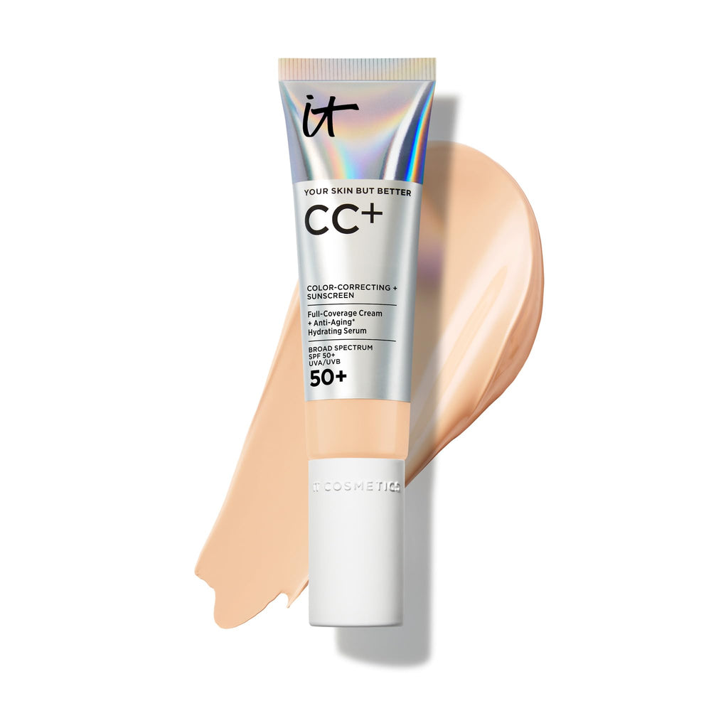IT Cosmetics front packaging showing product name and size, easy daily use