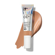 IT Cosmetics front packaging showing Tan (N) shade and benefits