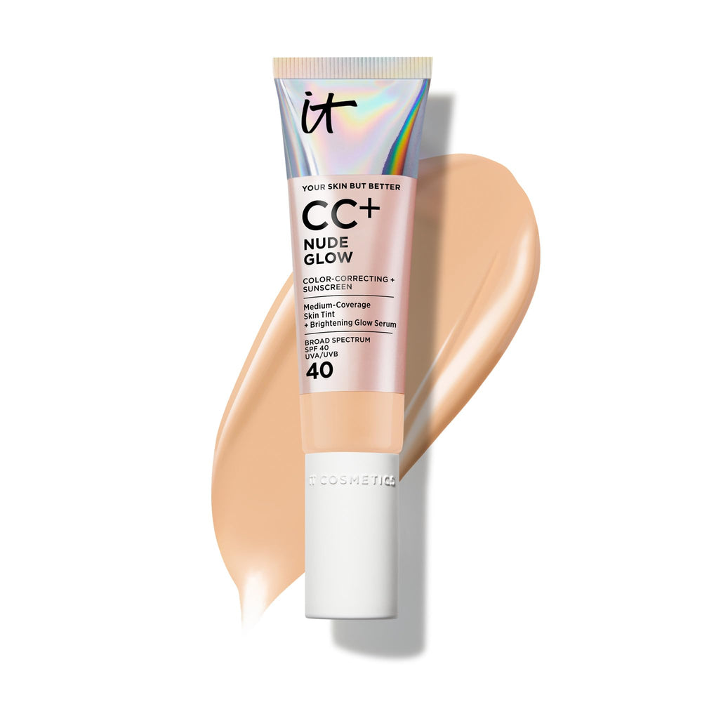 IT Cosmetics product front packaging showing tube and label, highlighting coverage benefits