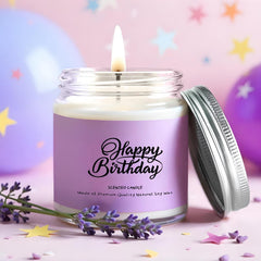 ITABLETAS happy birthday candle close-up adding decorative scent and ambiance