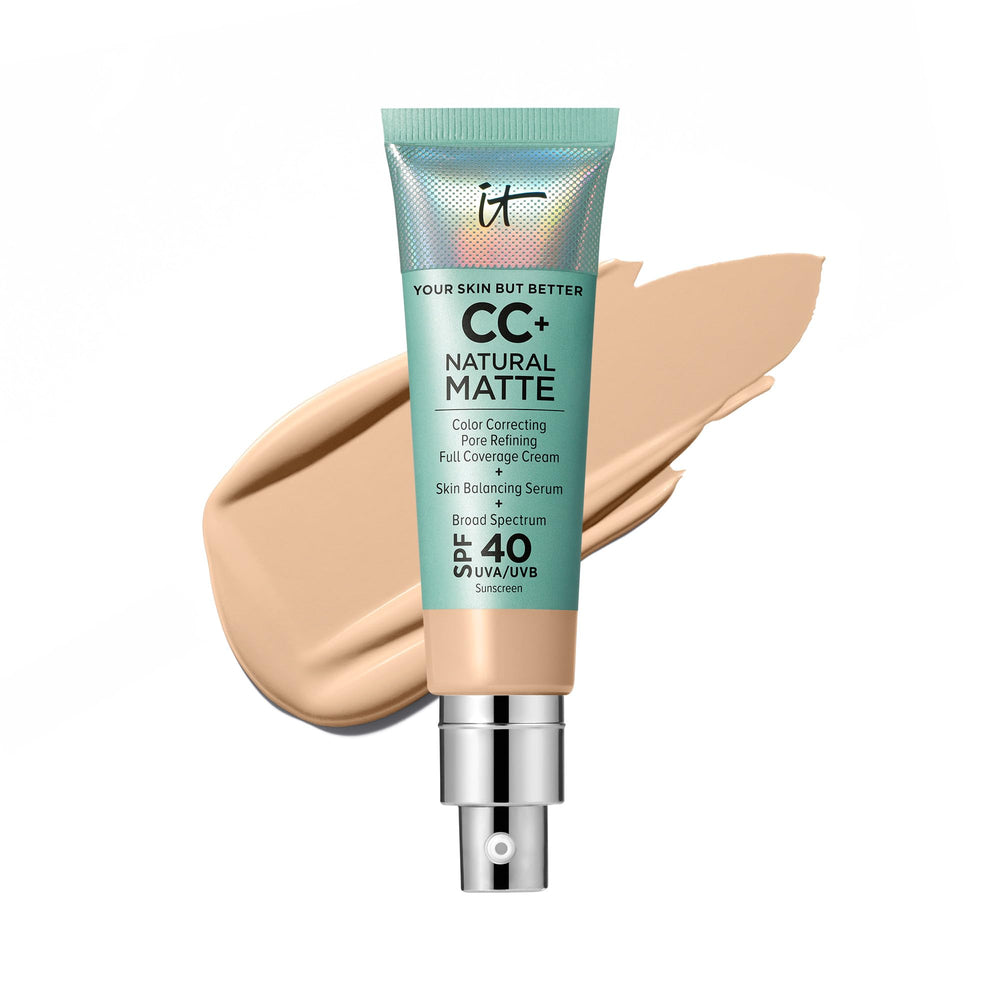 IT Cosmetics front packaging showing product and shade, clear benefit visible
