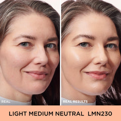 IT Cosmetics concealer texture swirl showing silky formula and blendable glow benefit
