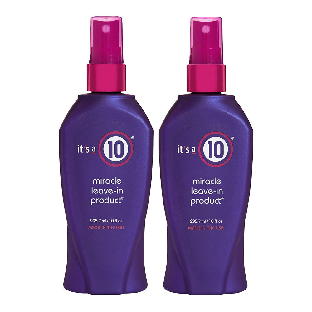 It's A 10 Haircare front packaging showing bottle and label, highlighting convenient two-pack benefit