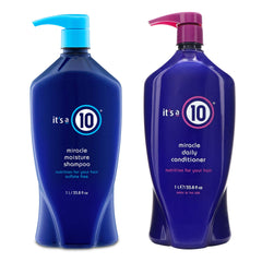 It’s a 10 duo front packaging showing large bottles and product benefit
