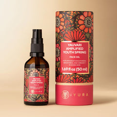 The Ayurveda Experience bottle front view showing nourishing oil and clean formula