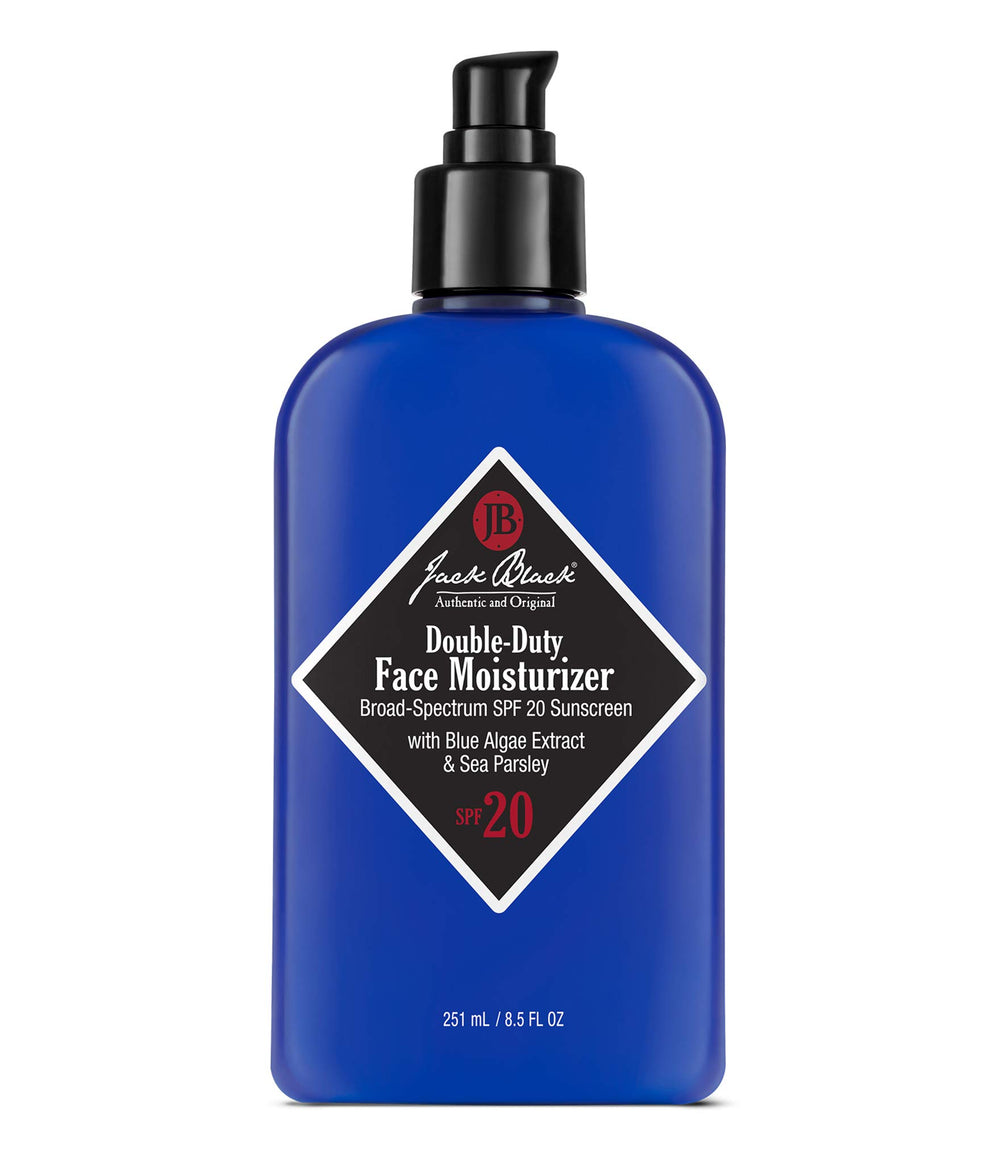 jack black front packaging showing bottle label and SPF benefits