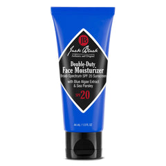 Jack Black front tube showing product branding and compact travel-friendly size