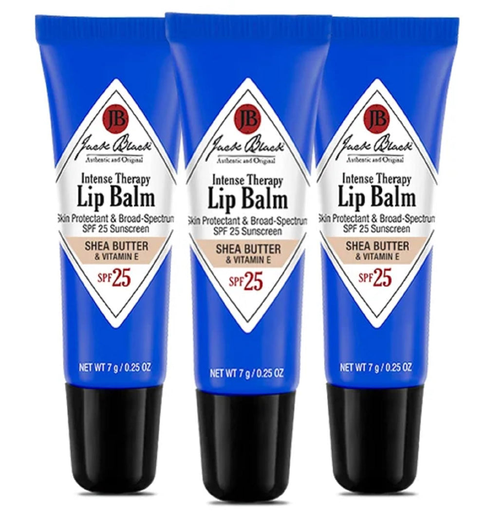 Jack Black front packaging showing trio and SPF 25 protection benefit