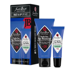 jack black front packaging showing both SPF products and tidy travel-ready set