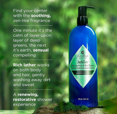 Jack Black bottle cap dispensing cleanser demonstrating easy pump action and control