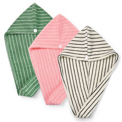 Jacquotha front view of three-color wraps showing versatile use and color choices