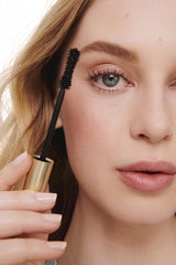 jane iredale before and after lashes showing lift length and volumizing effect