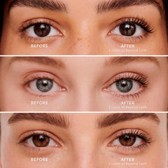 jane iredale mascara swatch showing rich pigment and smooth, buildable coverage