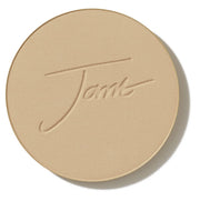 jane iredale compact front view showing Golden Glow shade and label benefit
