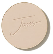 jane iredale compact front view showing sleek refill packaging and travel convenience