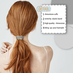 Janinka rhinestone band sparkle catching light for a dressy effect