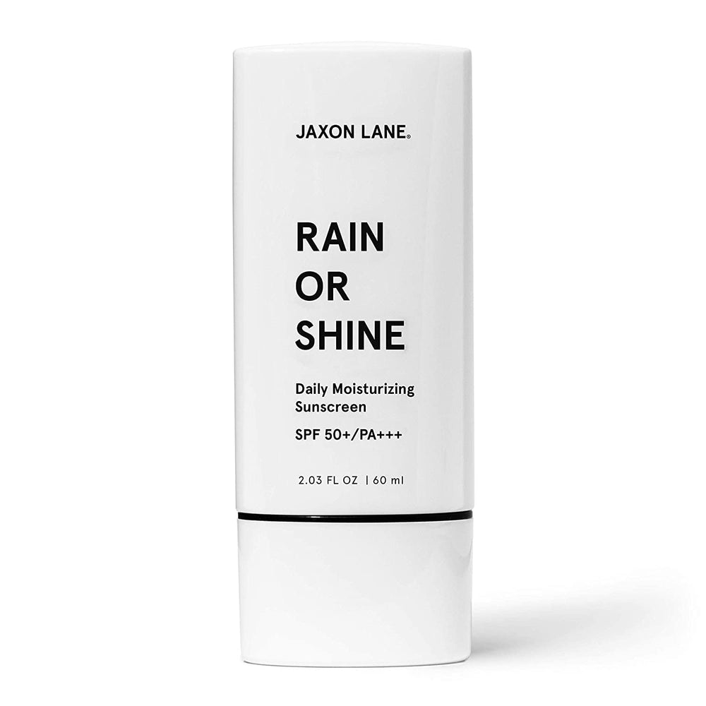 JAXON LANE front tube SPF50 showing compact travel-friendly packaging and protection