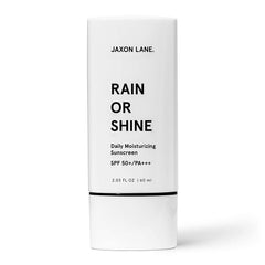 JAXON LANE front tube SPF50 showing compact travel-friendly packaging and protection
