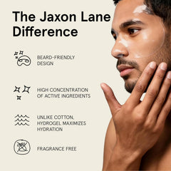 JAXON LANE mask serum detail showing concentrated hydration boost