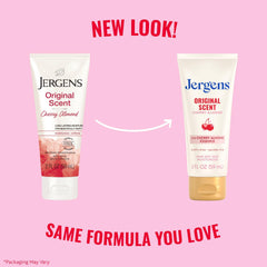 Jergens back label ingredient list and product information benefit