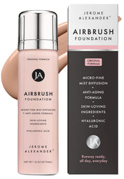 Jerome Alexander front packaging showing Warm Beige and benefits