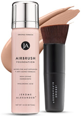 Jerome Alexander front packaging showing Warm Beige, easy shade identification benefit