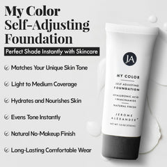 Jerome Alexander bottle with Kabuki brush ready for professional application