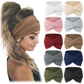 Jesries front packaging showing 10-piece turban headbands, convenient multi-color set