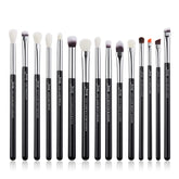 Jessup front packaging showing 15-piece eye brush set and professional design