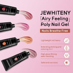 JEWHITENY slip solution with brush for smooth gel shaping